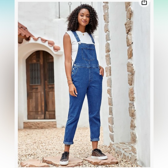 Woman’s Jean Overalls - Picture 2 of 12